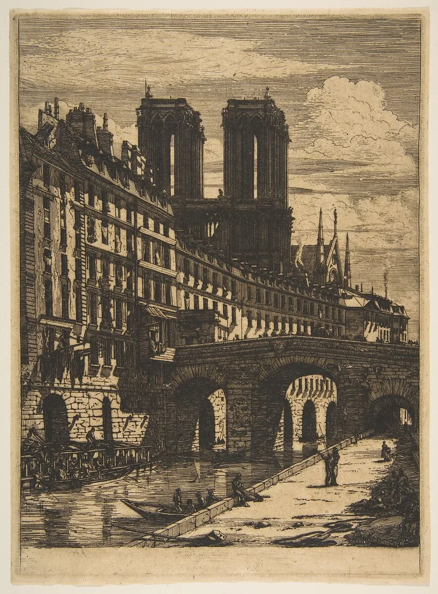 The Petit Pont, Paris — Charles Meryon