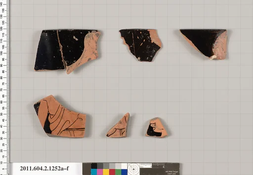 Terracotta fragments of a skyphos (deep drinking cup)