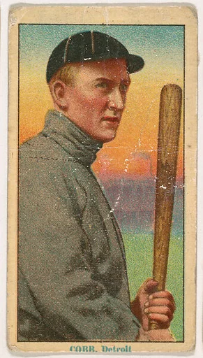 Ty Cobb, Detroit, from Coupon Cigarettes Baseball Issue, 1914-1916