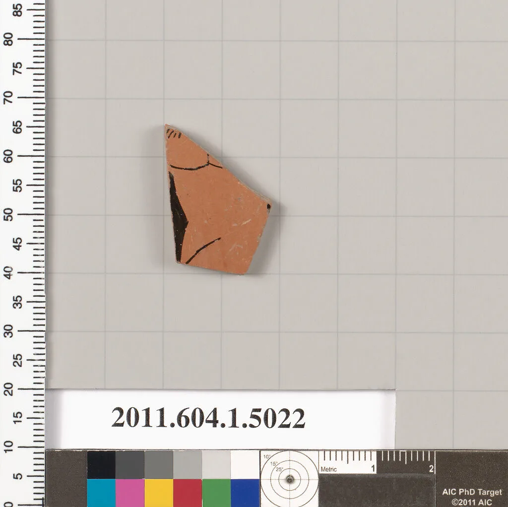 Terracotta fragment of a kylix (drinking cup) — Unknown