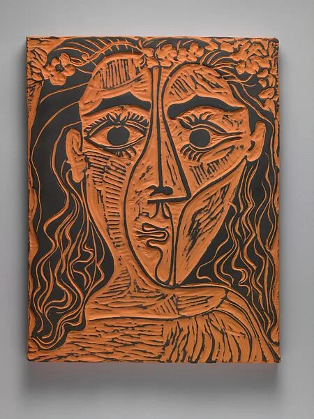Small Head of a Woman with a Crown of Flowers — Pablo Picasso|Galerie Madoura