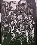 Sunday Promenade, from ¦Hale Woodruff: Selections from the Atlanta Period 1931–1946¦ — Robert Blackburn Printmaking Workshop|Hale Woodruff
