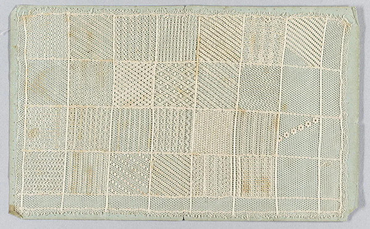 Lace sampler — Unknown