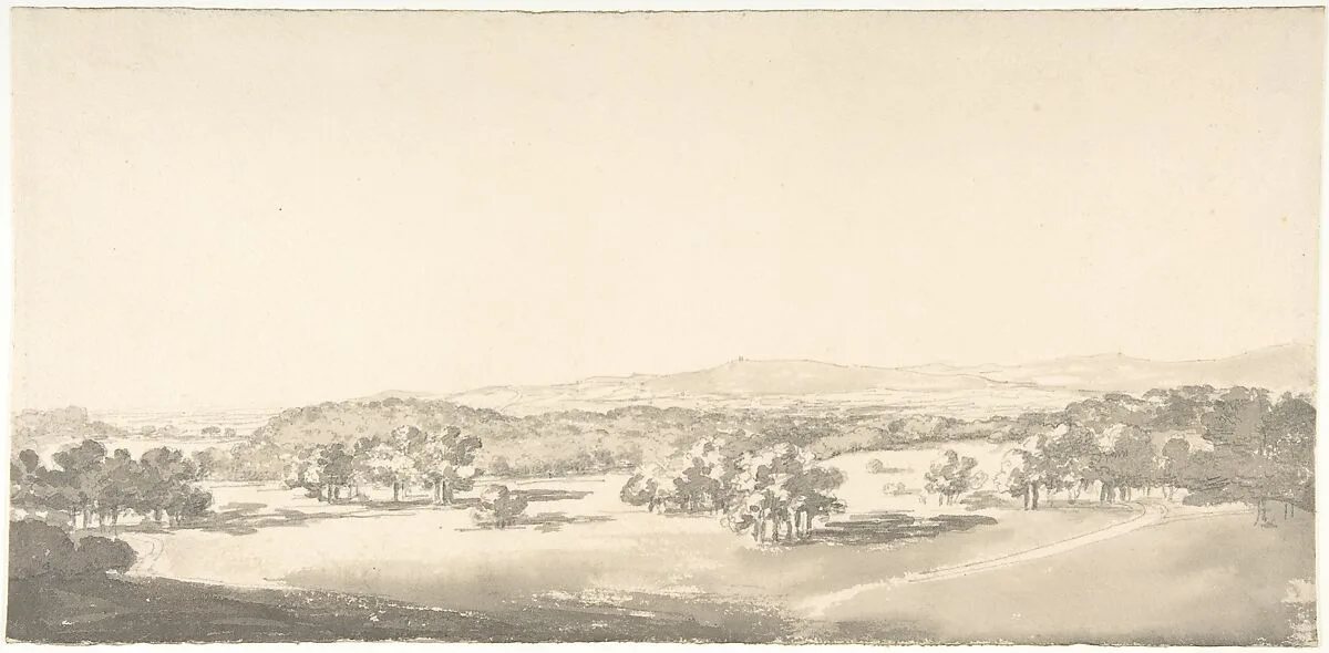 Derbyshire Landscape — John Constable