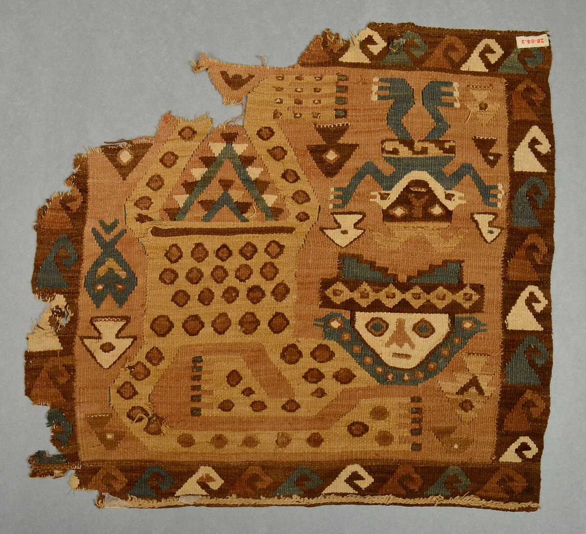 Tapestry Panel with Spotted Cat — Unknown