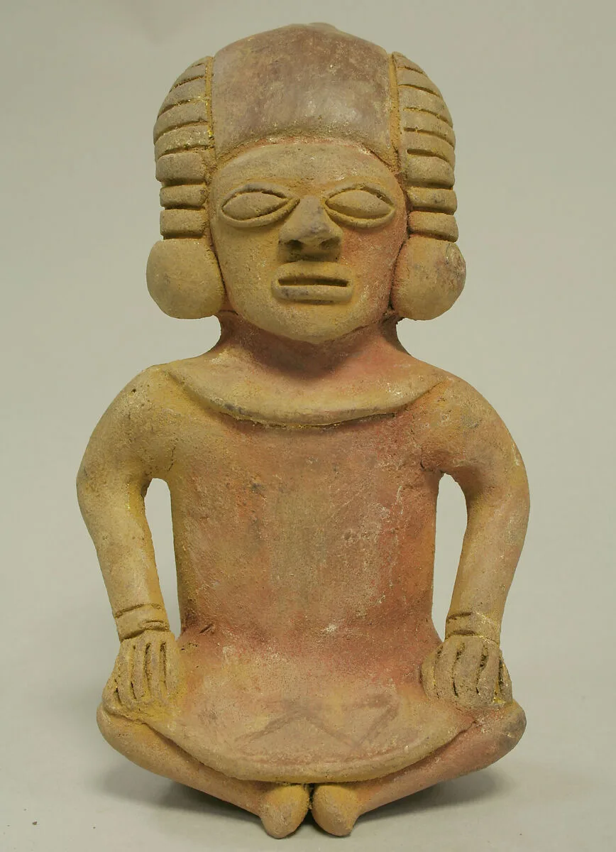 Ceramic Whistle in the Form of a Seated Male — Unknown