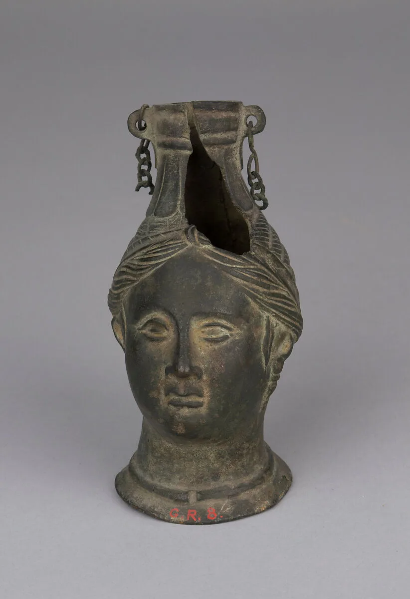 Rhyton in the form of a female head — Unknown