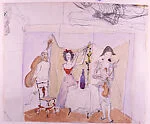 Three Figures in Costume