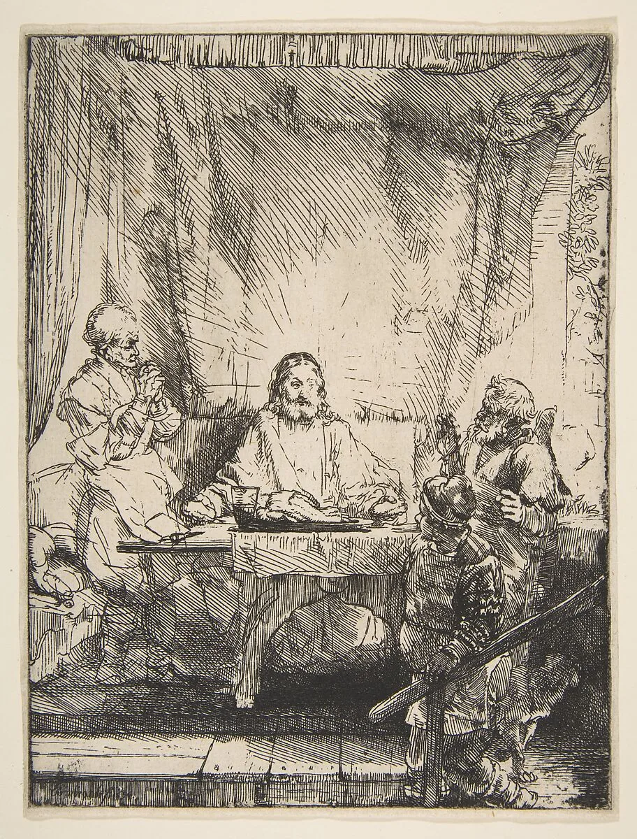 The Supper at Emmaus — Rembrandt (Rembrandt van Rijn)