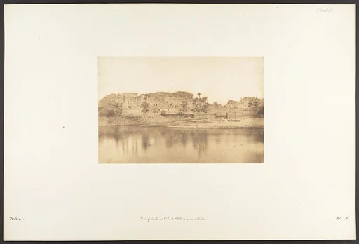 Vue générale de l'île de Philae, prise de l'Est