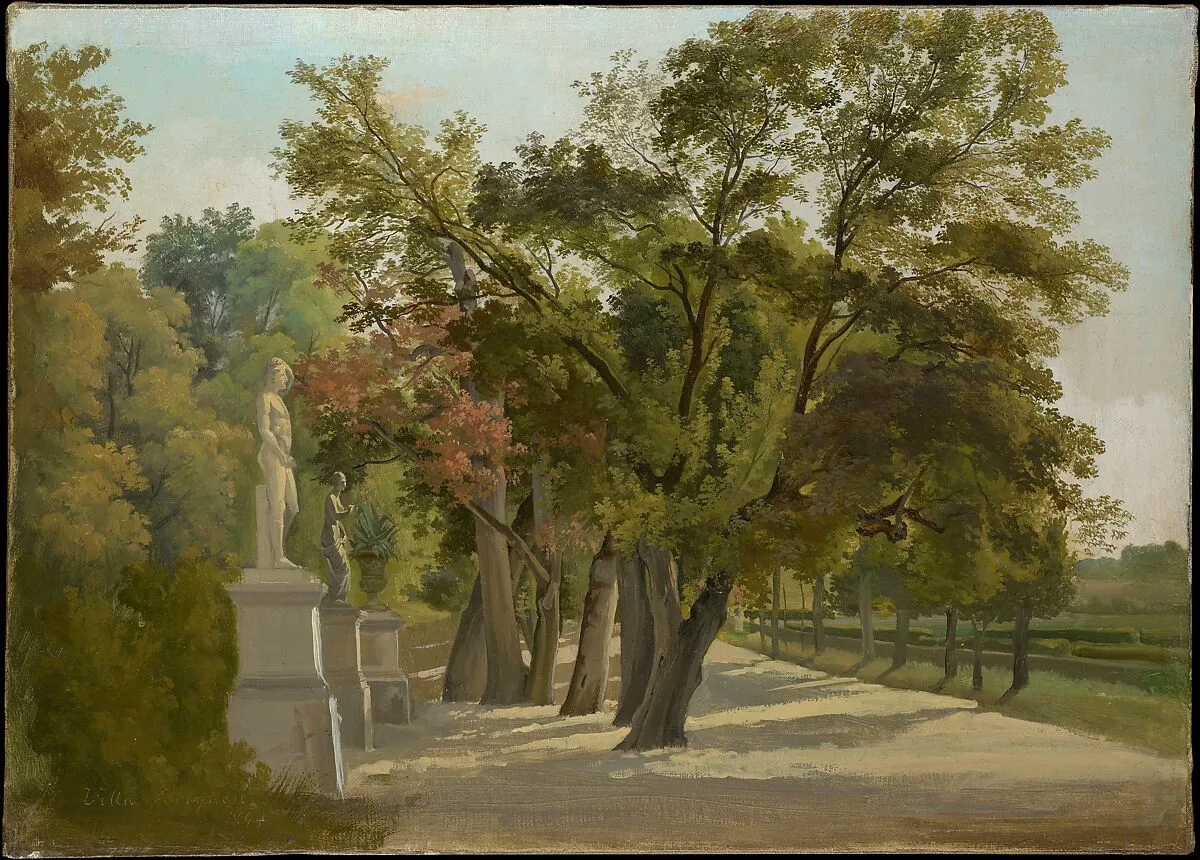 Entrance to the Giardino del Lago, Villa Borghese, Rome — Gustav Wilhelm Palm