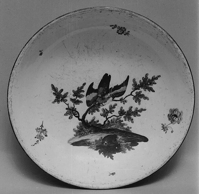 Saucer (part of a service) — Frankenthal Porcelain Manufactory|Karl Theodor period