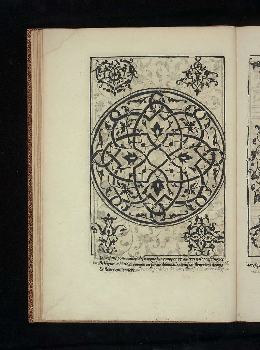 Livre de Moresques, page 13 (verso) — Hiérosme de Gormont|Cornelis Bos|Francesco di Pellegrino