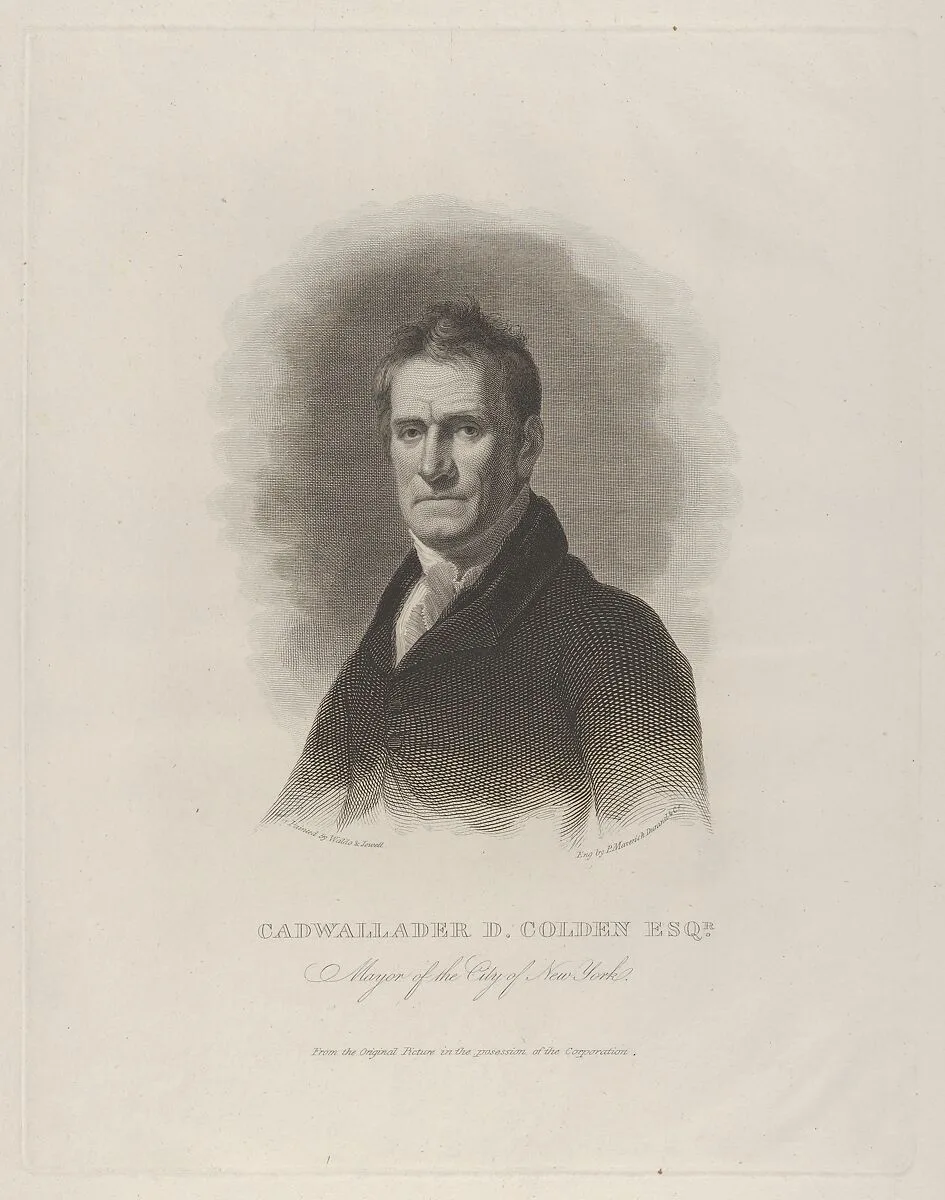 Cadwallader David Colden, Mayor of New York City — Asher Brown Durand|Peter Maverick|Samuel Lovett Waldo|Cadwallader David Colden|P. Maverick, Durand & Co.