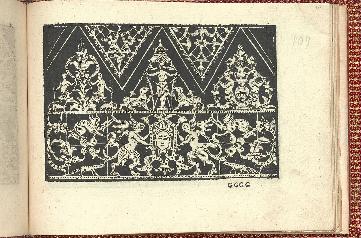 Corona delle Nobili et Virtuose Donne: Libro I-IV, page 109 (recto) — Cesare Vecellio