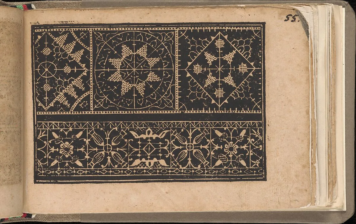 Schön newes Modelbuch (Page 55r) — Sigismundus Latomus