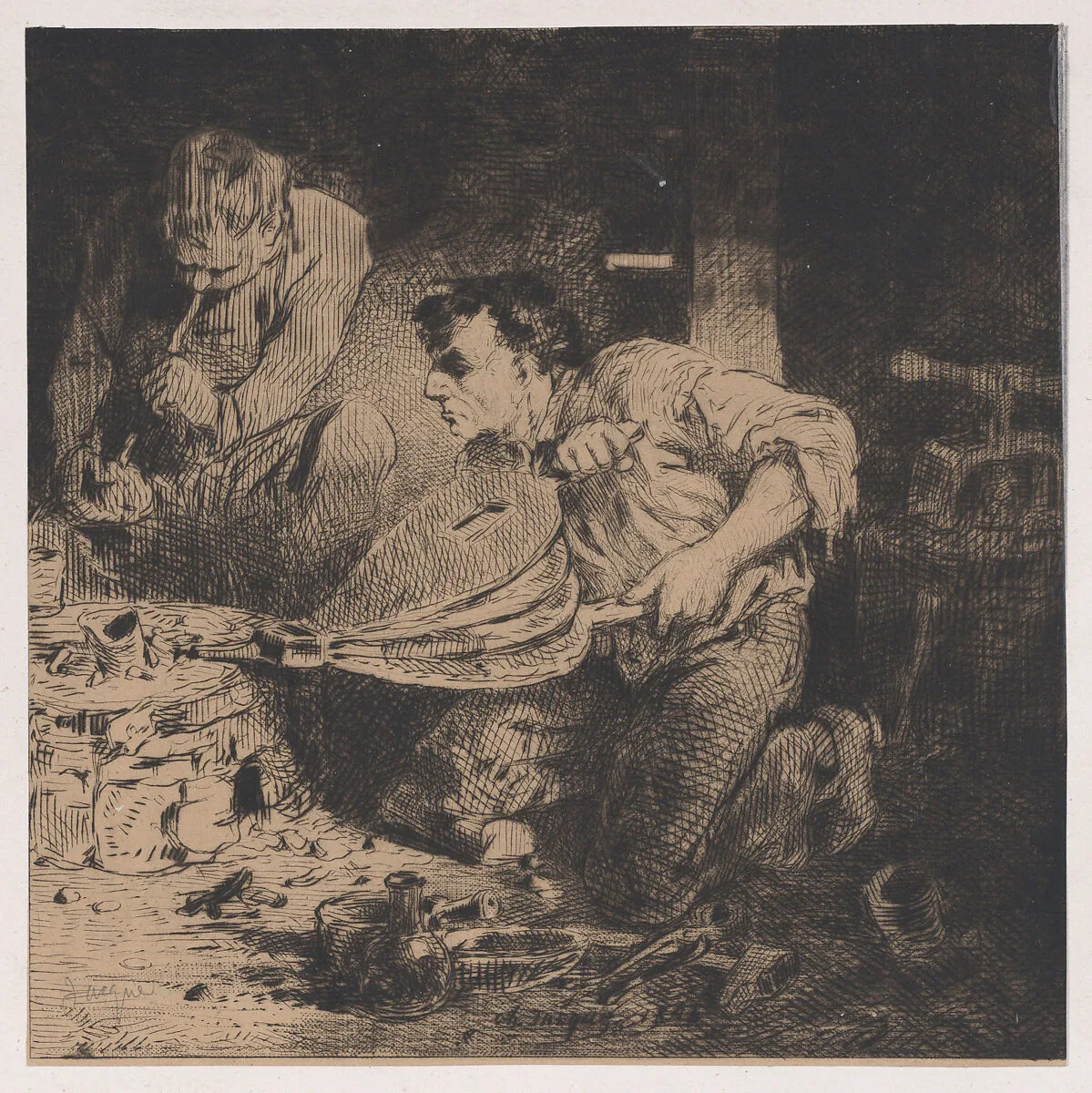 The Counterfeiters — Charles Jacque