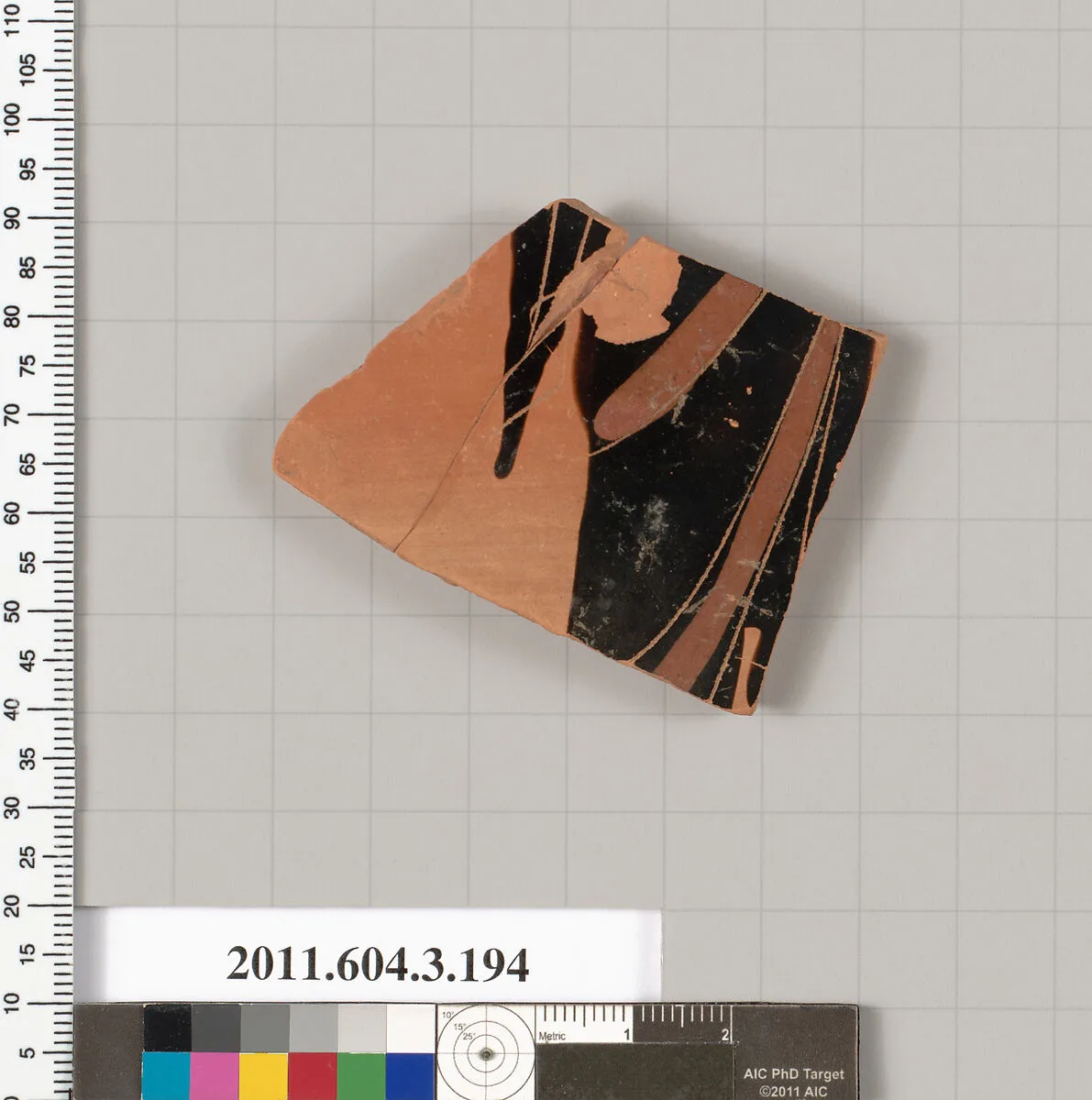 Terracotta fragment of a neck-amphora (jar) — Unknown