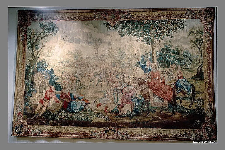 May from a set of The Months of Lucas — Manufacture Nationale des Gobelins|Comte de Toulouse|Master of the Months of Lucas|Joseph Yvart|Charles Chastelain|Louis de Boulogne the Younger|Pierre Josse Perrot|Michel Audran