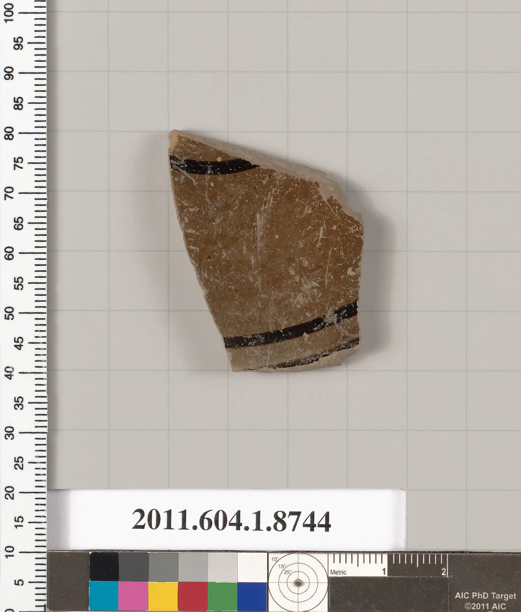 Terracotta fragment of a stemless cup — Unknown
