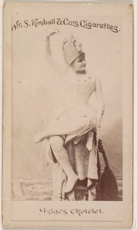 Tsiges Ckotelet, from the Actresses series (N203) issued by Wm. S. Kimball & Co. — William S. Kimball & Company