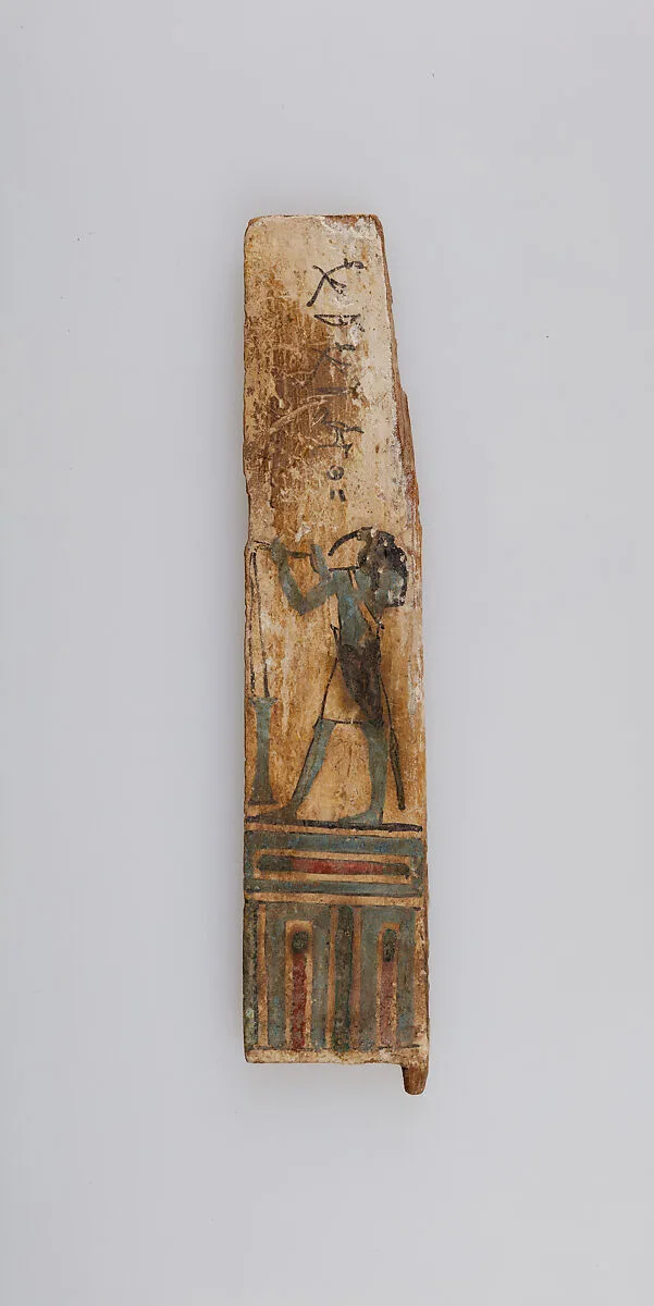 Shrine fragment with a figure of Thoth — Unknown