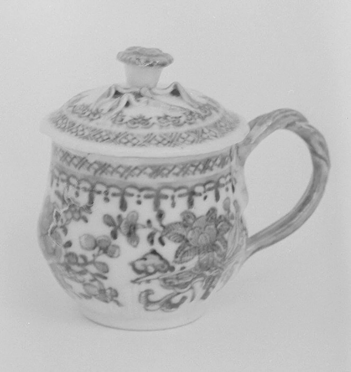 Custard cup with cover — Unknown