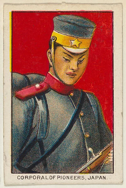 Corporal of Pioneers, Japan, from the Military series (T79) issued by the American Tobacco Company — American Tobacco Company