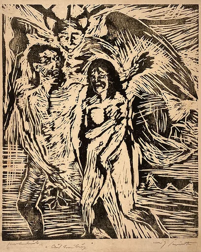 Expulsion from Paradise from the portfolio ¦Biblical Scenes¦
