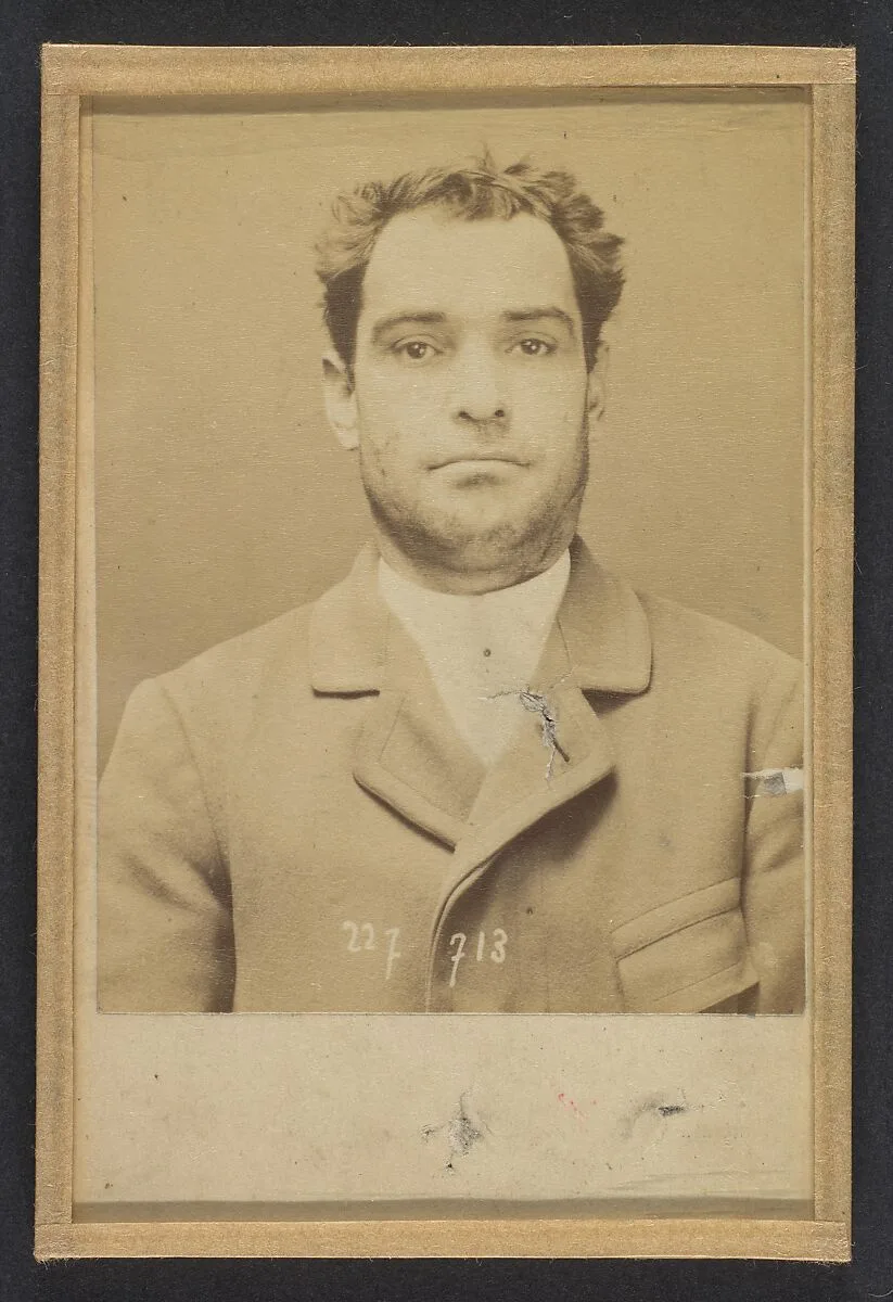 Dauriac. Henri, Georges. 36 ans, né à Memphis (USA). Agent d'affaires. Extortion de fonds. 22/12/94. — Alphonse Bertillon