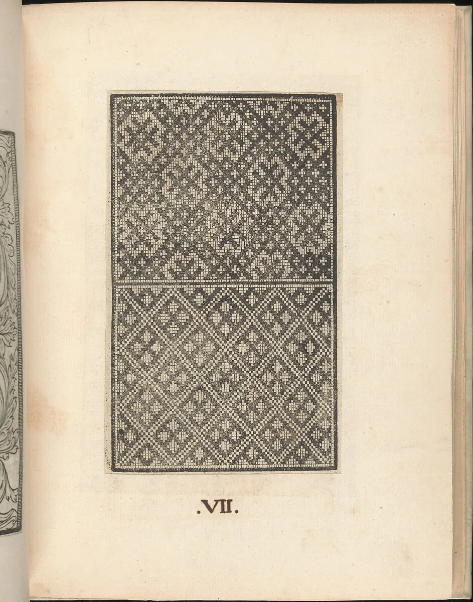 Esemplario di lavori, page 7 (recto) — Nicolò Zoppino