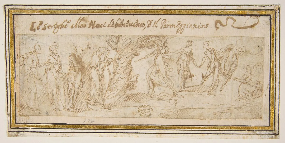 The Witches at the Walnut Tree of Benevento — Guglielmo della Porta