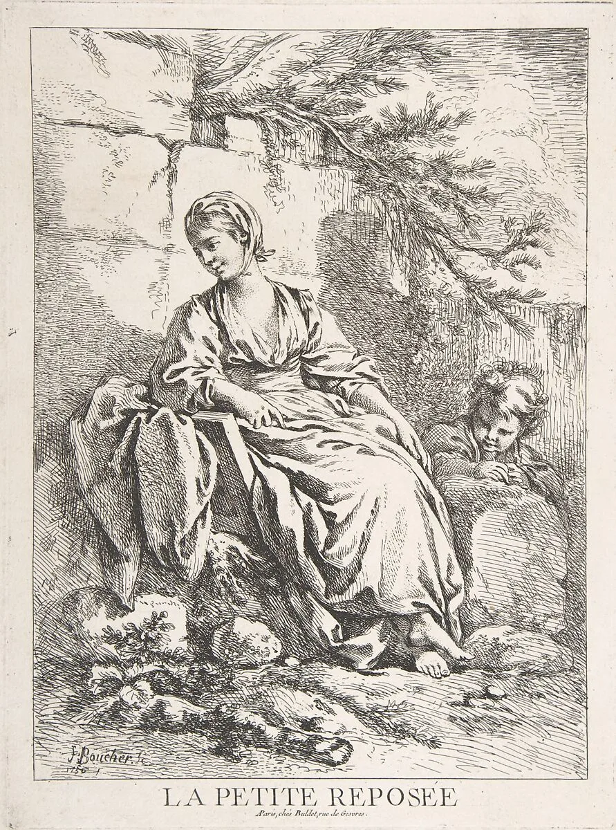 The Young Girl Resting — François Boucher
