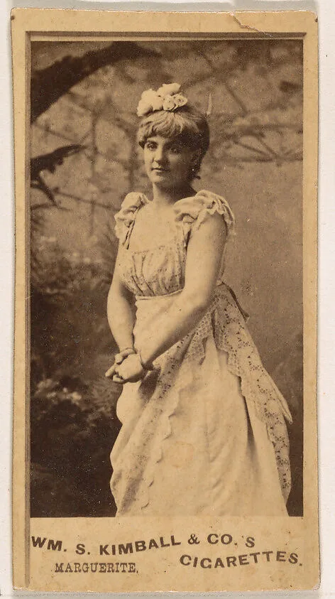 Miss Marguerite, from the Actresses series (N203) issued by Wm. S. Kimball & Co. — William S. Kimball & Company