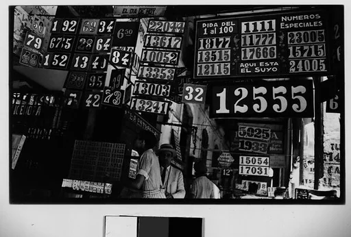 [Lottery Ticket Shop Scene, Havana]