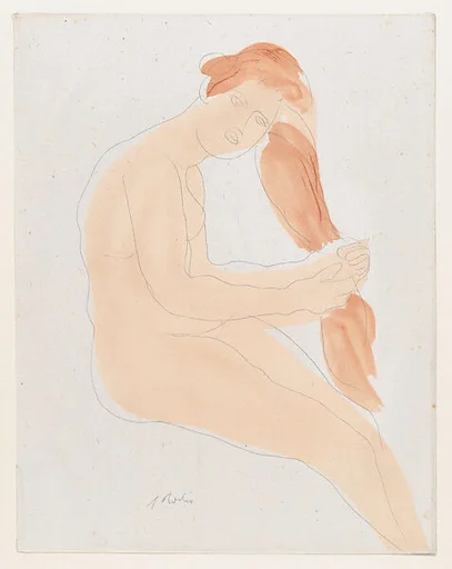 "Avec des gestes lents et charmants, Clara lissa l'or roux de ses cheveux..."