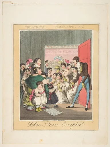 Theatrical Pleasures, Plate 4: Taken Places Occupied