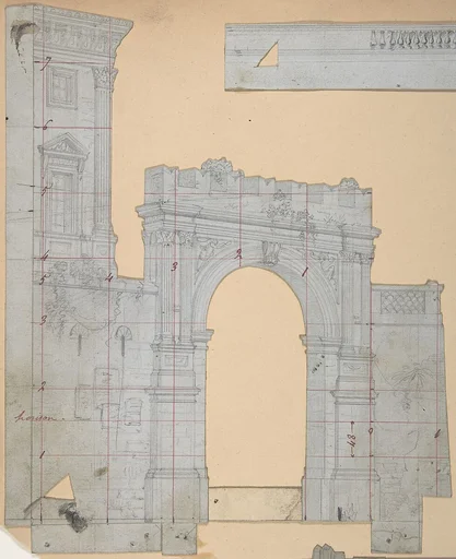 Design for a Stage Set at the Opéra, Paris