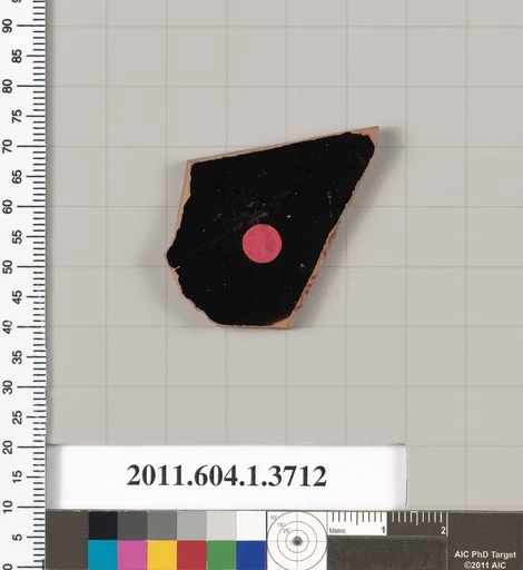 Terracotta fragment of a kylix (drinking cup)
