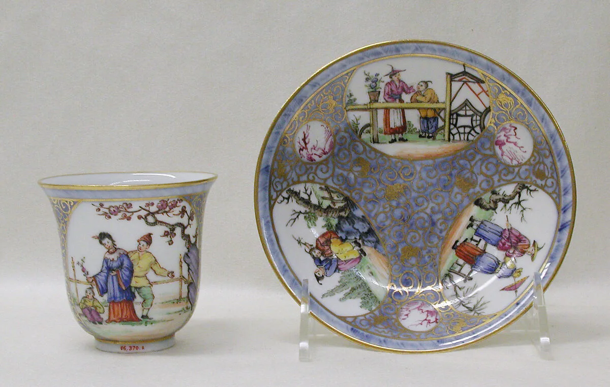 Cup and saucer — Unknown