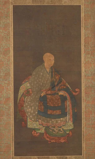 春屋妙葩像 自賛|Portrait of Shun'oku Myōha