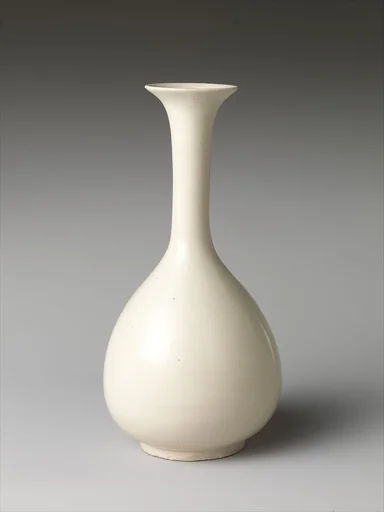 北宋 定窑系白瓷玉壶春瓶|Bottle