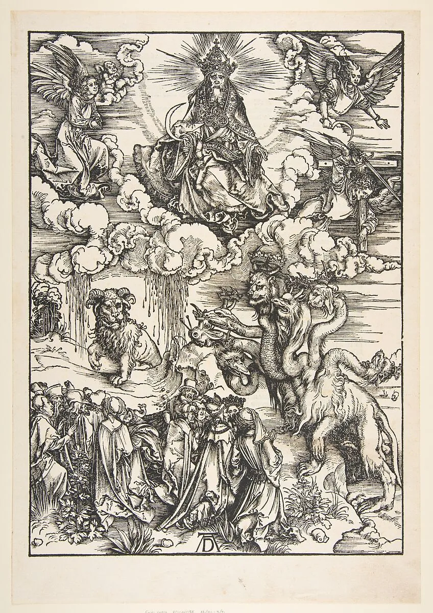 The Beast with Two Horns Like a Lamb, from "The Apocalypse" — Albrecht Dürer