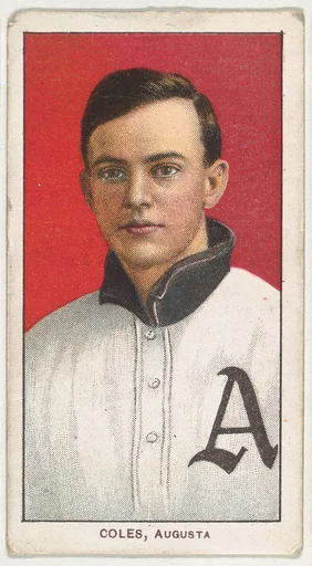 Coles, Augusta, South Atlantic League, from the White Border series (T206) for the American Tobacco Company