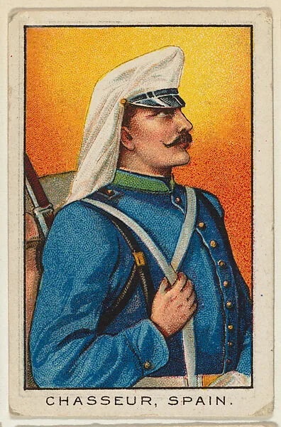 Chasseur, Spain, from the Military series (T79) issued by the American Tobacco Company — American Tobacco Company