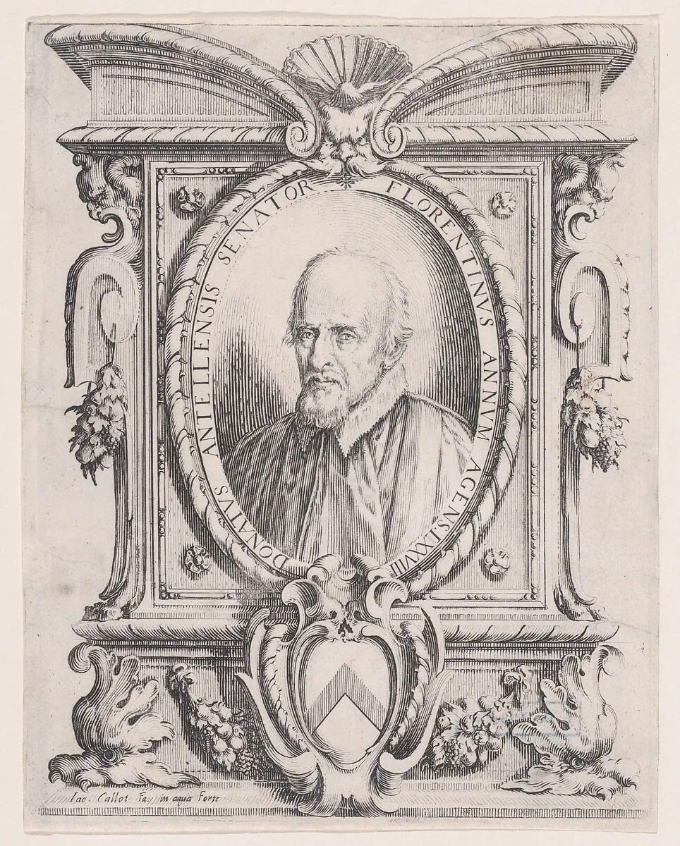 Portrait du Sénateur Donato dell'Antella (Portrait of Senator Donato dell'Antella) — Jacques Callot