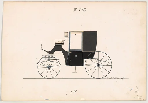 Design for Brougham, no. 733