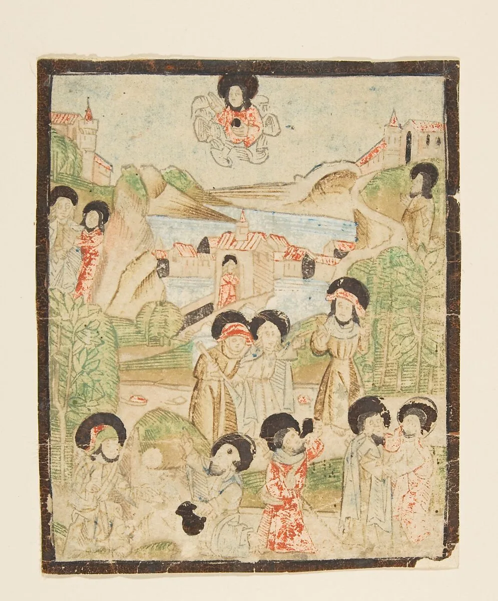 Hermit Saints (Schr. 1773b) — Anonymous, German, 15th century
