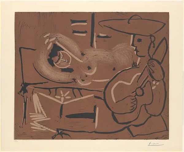 The Aubade with Guitarist — Pablo Picasso|Hidalgo Arnéra