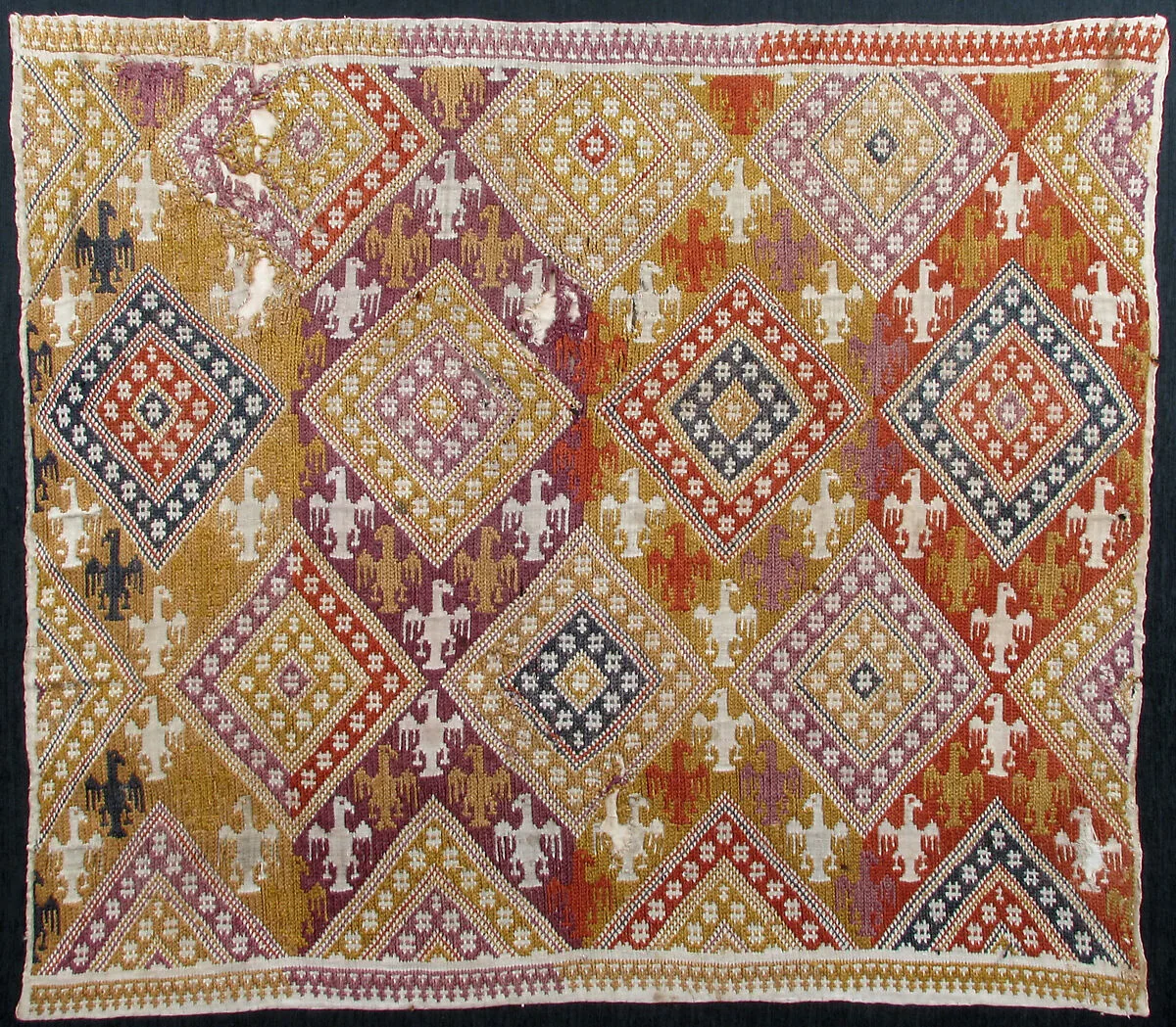 Embroidery Fragment — Unknown
